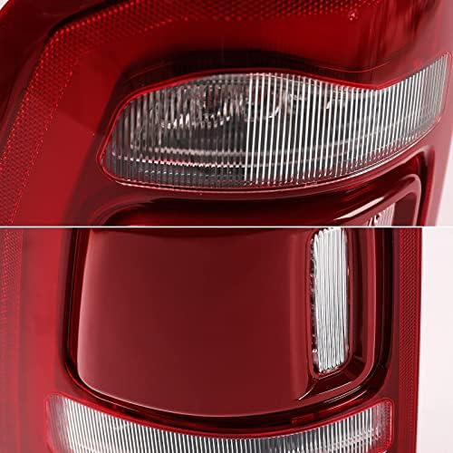 Fione-for Dodge Ram 1500 Montagem da luz traseira 2019-2022 Lâmpadas traseiras sem detecção de ponto cego Driver esquerdo