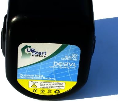 Substituição para Bateria de Dewalt DW972K -2 - Compatível com Bateria Dewalt 12V