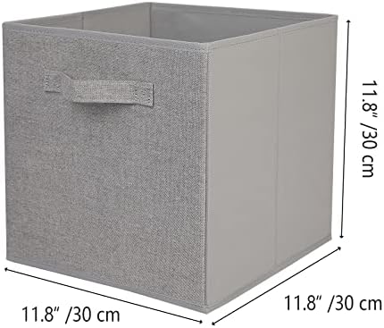 Ovakia Storage Cube Organizador 4 Pacote de armário dobrável com caixas de armazenamento de tecidos para vestir