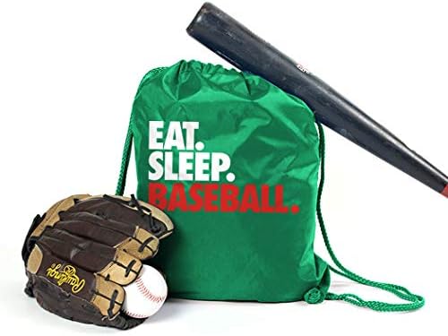 Chalktalksports Baseball Sport Pack Cinch Sack | Comer beisebol do sono