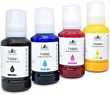 L&C T49M INK AUTOFILHO DE SUBlimação de sublimação para Epson SureColor F170 F570 Printina de publicidade de corante 140ml x