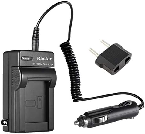 Carregador de bateria KASTAR Compatível com Panasonic Lumix DMC-FH3 DMC-FS10 DMC-FH2 DMC-FS42 DMC-FS7 Câmera, se encaixa na bateria DMW-BCF10/DMW-BCK7E