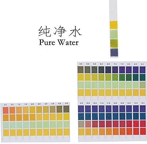 DDDCM Teste de papel de pH universal para teste Alcalino Alcalino Nível de pH, aquários, água potável, Meça o alcance total 0-14