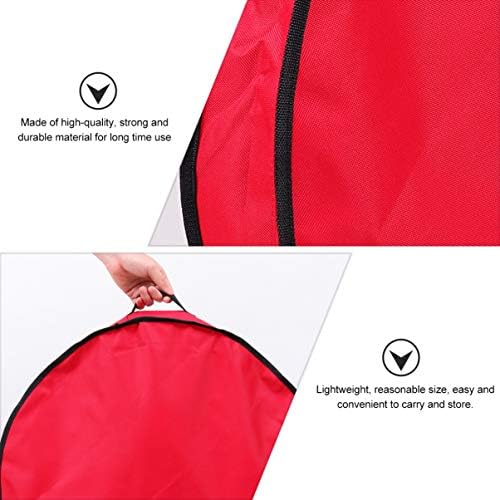 Cabilock 3 PCs Wreath Storage Red Bag, Bolsa de contêiner de protetor de férias Organizador com insetos de ganhos decoração