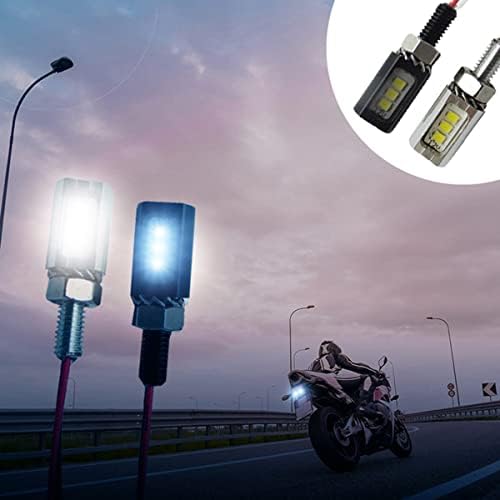 Luz da placa LED MCDRLLED, lâmpada de parafuso de tag parafuso, lâmpadas LED de 12V, IP68 à prova d'água/à prova de chuva, suporte de luz de alumínio preto, legal para motocicletas de carro de moto RV ATV Bike.