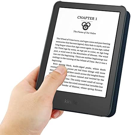 Capa do caso AmairOim para a Kindle Voyage - Case de couro PU com função de sono/despertar automática, capa de proteção inteligente