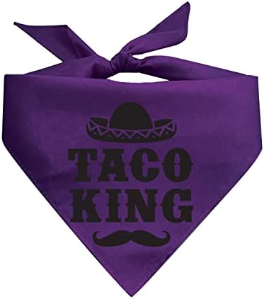 Taco King Dog Bandana