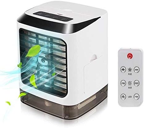 Tipo de resfriamento mini ventilador de resfriamento de desktop um ventilador de ar condicionado hidratante ventilador hidratante com controle remoto.