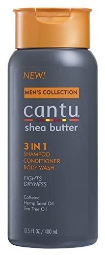CANTU Mens 3 em 1 Condicionador de shampoo lavar 13,5 onças