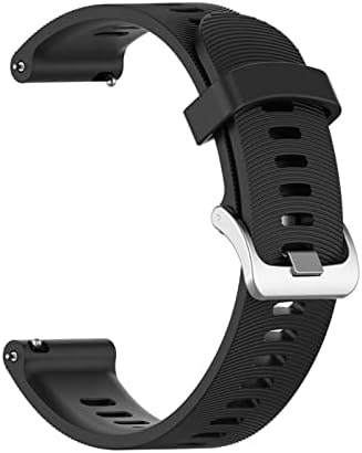 EEOM Silicone Watch Band Sports Strap for Garmin Forerunner 245 245m/645/Vivoactive3/Vivomove Hr Straça de Substituição