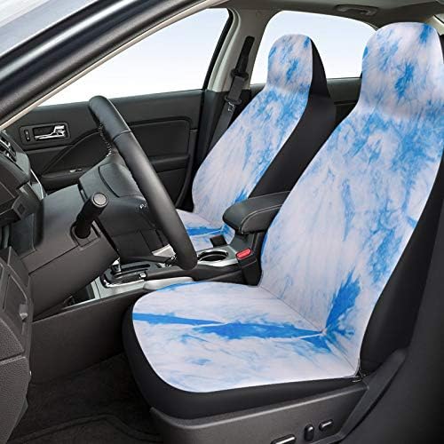 Capas de assento de carro Youngkids para assento de carro, corante de tie blue univeral as coberturas de assento