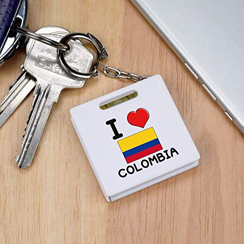 Ferramenta de fita de chaveiro 'eu amo colombia'