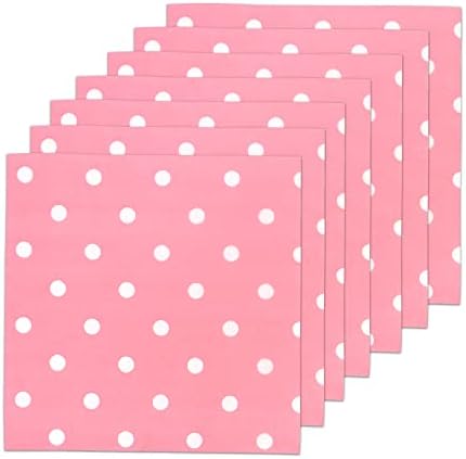 YouWell Disponível listrado Chevron Polka Dot Pink Paper Luncheon Nudeiros 60 contagem 13 x13