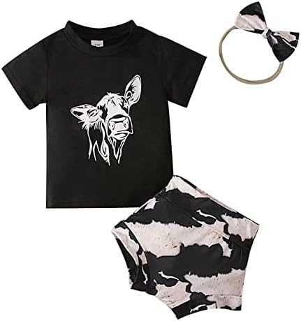 Xbgqasu Toddler Girls Summer Summer Print Tops Shorts Troushers Definir roupas casuais roupas 24m menina de 5 meses