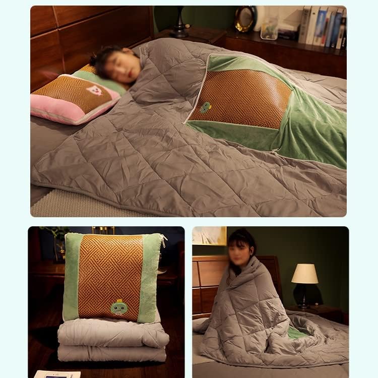 YFQHDD Pillow dobrável colcha dupla use de use dupla travesseiro de travesseiro de travesseiro de travesseiro de carro