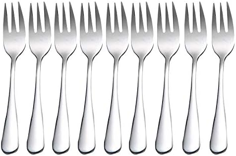 Silicone Bakeware Sling Steel 8pc Forks inoxidáveis ​​Forks Colorido Gelo para Sobremesas de Frutas de Bolo Cozinha ， Dining