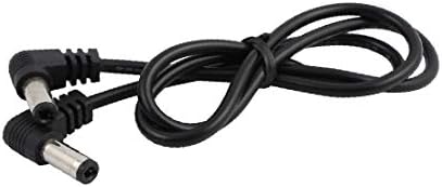 X-dree dc 5,5 x 2,5 mm masculino a 5,5 x 2,1 mm Cabo do conector do adaptador macho 60cm (dc 5,5 x 2,5 mm Maschio A 5,5 x 2,1 mm Maschio adattatore cavo por Connettore 60cm