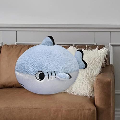 Gazechimp Cute do tubarão contra -travesseiros de travesseiro decorativo para crianças quartos requintados corpora