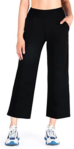 YogiPace Women's 22 /25/28 UPF 50+ Alta cintura larga pernas largas calças de ioga com bolsos calça de lounge de verão