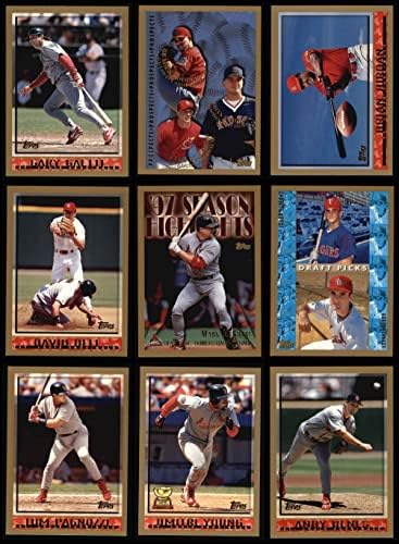 1998 Topps St. Louis Cardinals quase completo Equipe do St. Louis Cardinals NM/MT Cardinals