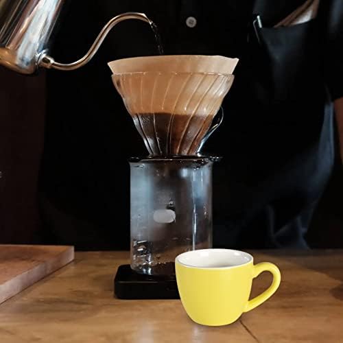 Homedge mini procelain expresso Cup, 3 onças / 90 ml de canecas de café minúsculas