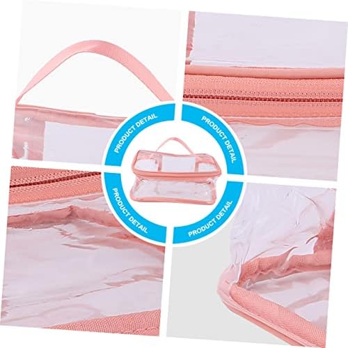 Valiclud Bolsa de higiene pessoal transparente sacos de higiene pessoal 1pc Lavagem de geléia transparente pano