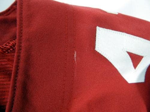 2012 San Francisco 49ers 43 Jogo emitido Red Jersey 40 DP34817 - Jerseys usados ​​na NFL não assinada