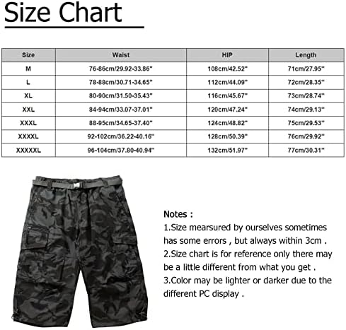 Carga de shorts masculina, suor de verão casual curto de verão masculino