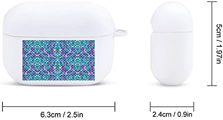 Little fofo Mermaids Pattern Silicone Protective Chofsoft Cappes Compatível com Apple AirPods Pro Wireless Charging Case