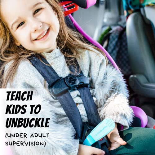 Ferramenta de liberação de fivela do assento de carro UnbuckleMe - Ajuda de abertura fácil para artrite, unhas longas,