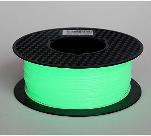 Impressora 3D brilho no filamento escuro de PLA 1,75 mm 1kg de materiais de impressão verde luminosa 3D Alteração de