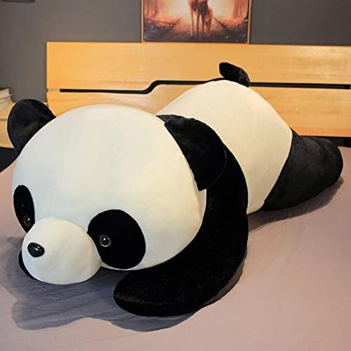 Zsqzjj fofo panda, boneca de urso huggy, brinquedo de pelúcia travesseiro de dormir super macio, boneca de ragdoll urso