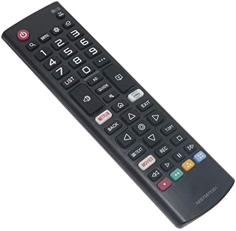 Universal TV Remote Control for LG AKB75675301 AKB75675304 AKB75095308 AKB75675311 OLED LED NANO 32LM6300 32LM630B 43LM6300