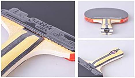 SSHHI Professional Ping Pong Paddle, 7 camadas de madeira, Ping Pong Paddle, adequado para jogadores seniores intermediários, sólido