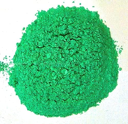 Degusa Electric Neon Green - Carbonato de cobre cobre carbonato cúprico - cor de mancha de pigmentos de cerâmica feita na alemão de grés de barro de barro) porcelana)