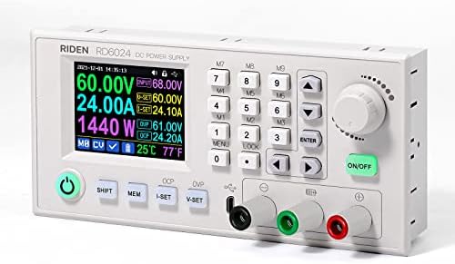 RD RD6024W 60V 24A Versão de comunicação DC DC Corrente de tensão Ajusta Voltagem de buck Programa de tensão Programa