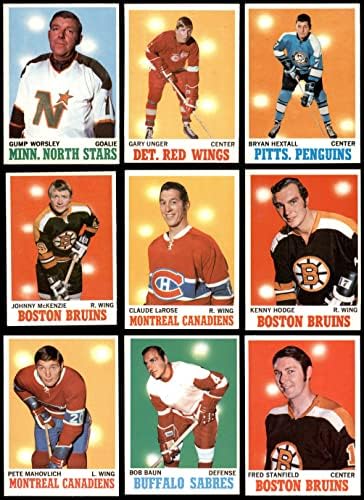 1970-71 Topps Hockey Complete Conjunto Ex/Mt