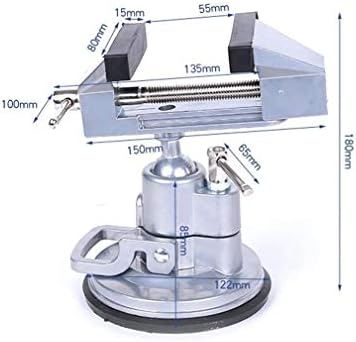 Twdyc 180 graus rotação mini tabela torno de sucção alicates de alicates de tabela de tabela de tabela de tabela para