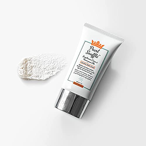 Shaveworks Pearl Soufflé Creme de barbear para mulheres - calmante e hidratando loção para pernas, axilas, área de biquíni - reduz a irritação, diminui o crescimento do cabelo futuro 1 oz.