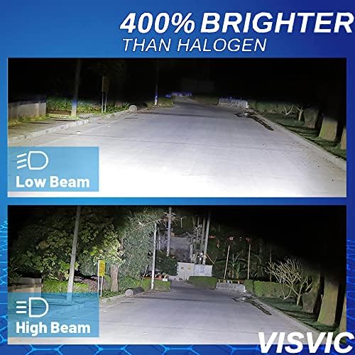Visvic 9006/HB4 LED BULS DE FARECTH, 100W 15000 LUMENS FARECTHOS DE LED BRILHO, 6500K FRIO