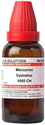Dr. Willmar Schwabe Índia Mercurius Cyanatus Diluição 1000 CH garrafa de 30 ml de diluição