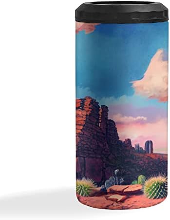 Red Rock Canyon Art Isolado Slim CAN mais refrescante - deserto lata mais refrigerada - Design de arte Slim Isolle lata mais