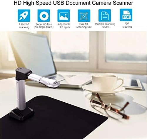 Scanner de câmera de documentos USB NIZYH Tamanho A3 HD 16 Mega-Pixels Scanner de alta velocidade com luz LED para cartões de identificação