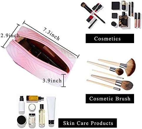 Sacos de cosméticos de Aimeixin, bolsa de maquiagem portátil para mulheres gradientes bolsa de bolsa de higieness macaron para viagens diariamente