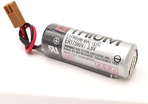 Bateria de lítio de 50 pacote ER17500V com plugue para ER17500V PLC Battery Molding Machine com bateria de lítio