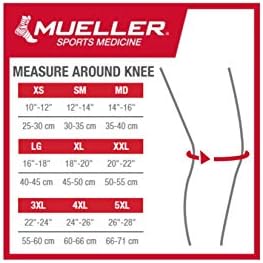 Mueller Sports Sports Medicine Multi-Sport Advanced Knee Pads, para homens e mulheres, preto, xx-grande, 1 par