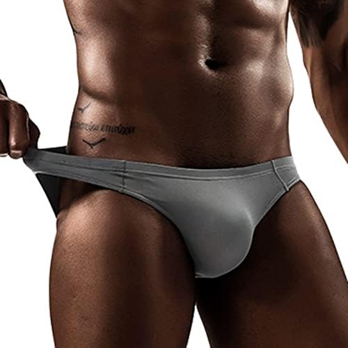 2023 Novos masculinos sexy masculinos finos de gelo transparente boxers de seda respirável cientia de cueca não fina