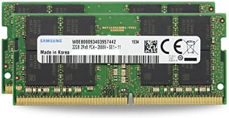 Factory Original 64GB Compatível para Lenovo ThinkStation, ThinkPad DDR4 2666MHz PC4-21300 SODIMM 2RX8 CL19 1.2V Laptop Notebook Atualização de RAM RAM Adamanta