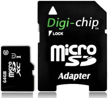 Digi-chip 64GB Classe 10 Micro-SD Cartão de memória para Sony Xperia tablet Z e Z LTE Tablet PC