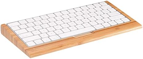 Bandeja de teclado de madeira Samdi, a gaveta de segunda geração para o suporte do dock de suporte do IMAC Bluetooth para o teclado